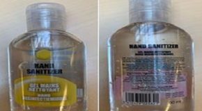 DGCCRF : avis de rappel des gels mains nettoyant « Hand Sanitizer » de marque SYMEX