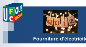 Quiz Fourniture d’électricité