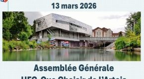 Assemblée Générale de l’UFC-Que Choisir Artois le 13 Mars 2026